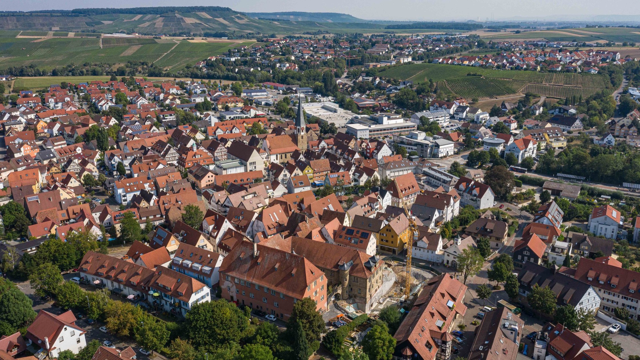 Luftaufnahme Hotel Schloss Brackenheim