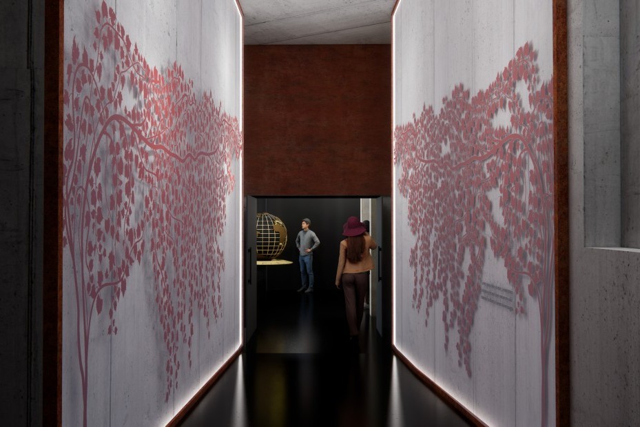 Digitale Weinreben von Links und Rechts