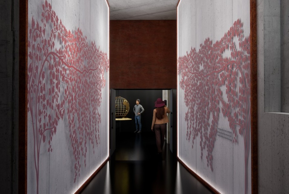 Digitale Weinreben von Links und Rechts